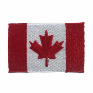 Canada Flag Embroidery Iron on Patch Applique